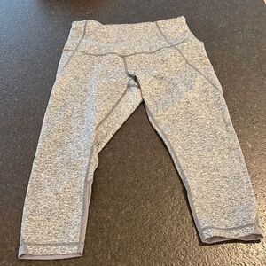 Zella Heathered Gray Kids Leggings